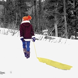 Sledding in Apache County Sledding in Apache County (image)
